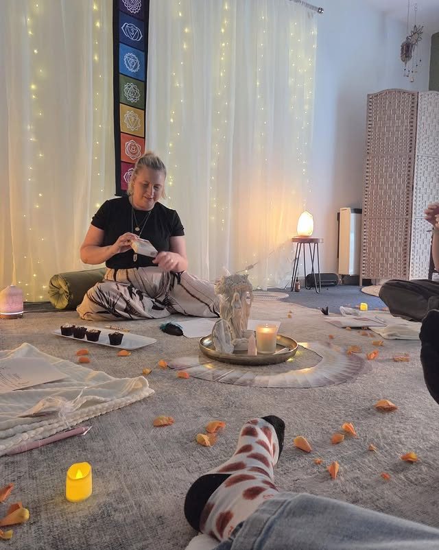 A spiritual workshop setting at The Empress Path