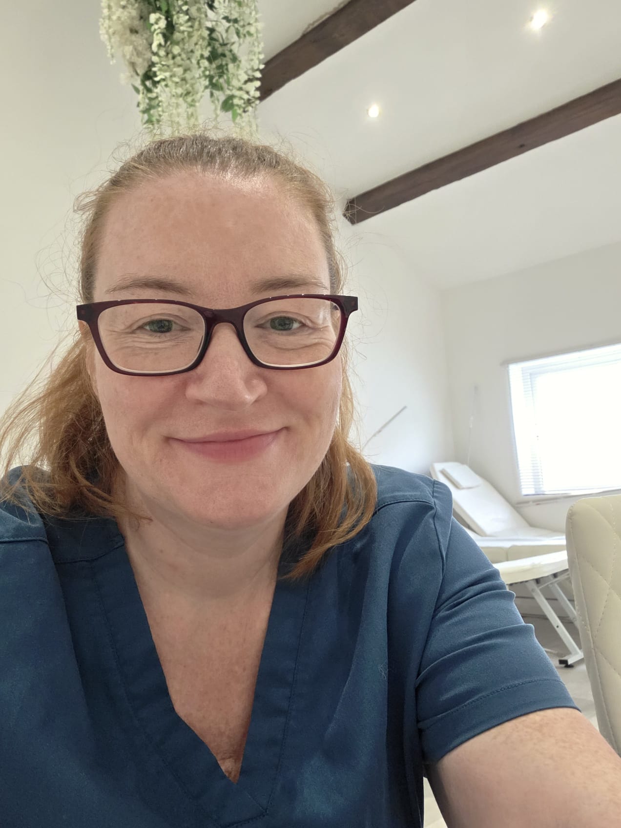 Jodie from Nimue Aesthetics in her Staffordshire consultation room
